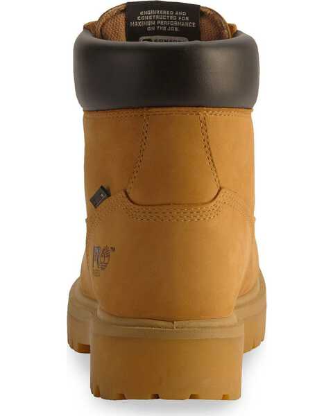 Image #7 - Timberland Pro 6" Insulated Waterproof Boots - Steel Toe, Wheat, hi-res
