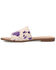 Image #3 - Dingo Women's Metallic Hairon Moo Moo Sandals, Fuchsia, hi-res