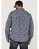 Image #4 - Brothers and Sons Men's All-Over Print Long Sleeve Button Down Western Shirt, Navy, hi-res