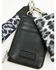 Image #3 - Wrangler Women's Boot Barn Exclusive Leopard Print Keychain Coin Wallet, Black, hi-res