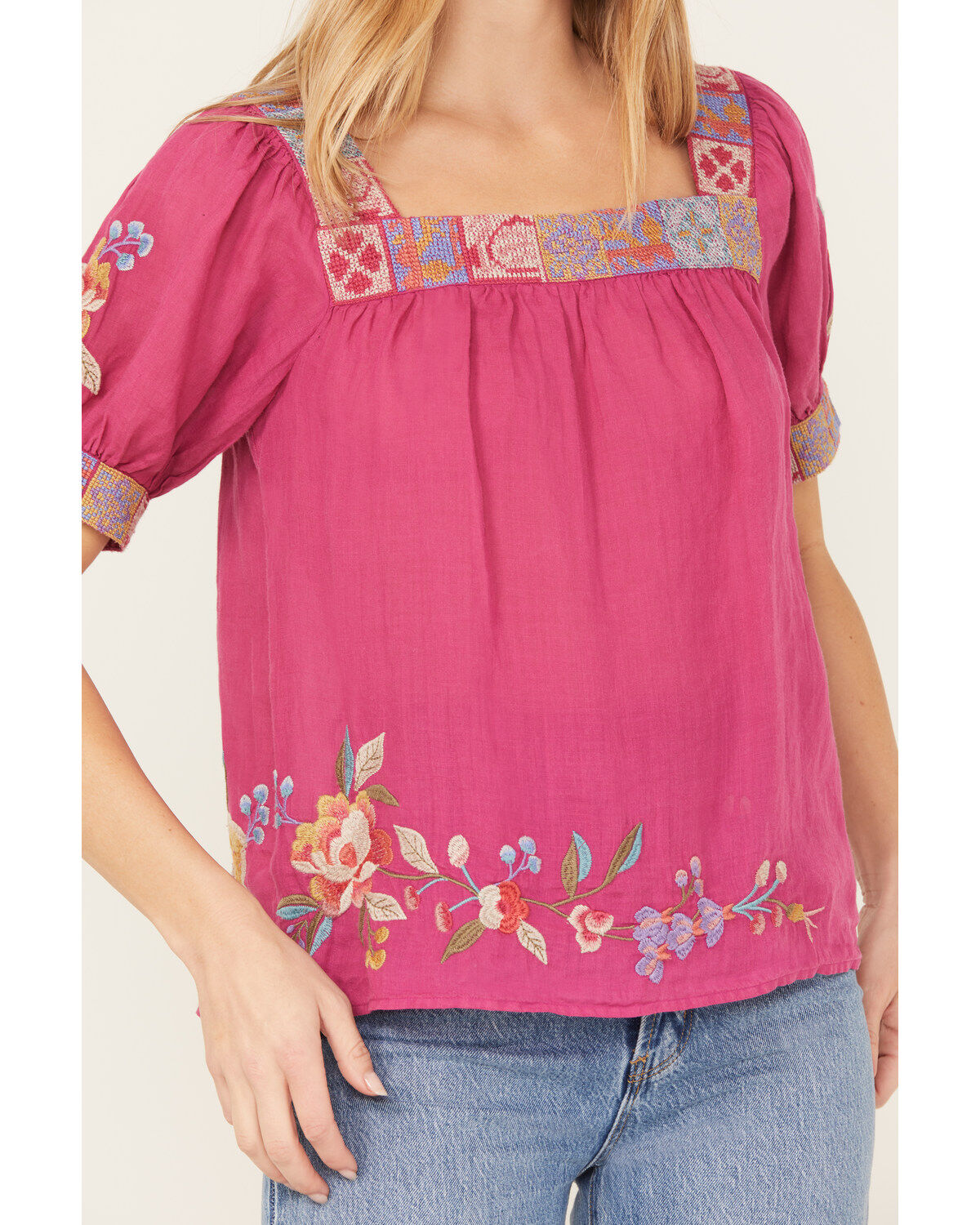 Image #3 - Johnny Was Women's Petunia Park Blouse, , hi-res