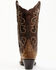 Image #5 - Dan Post Women's Karung Exotic Snake Western Boots - Snip Toe, Brown, hi-res