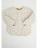 Image #1 - Yura Toddler Girls' Floral Print Quilted Jacket, Cream, hi-res