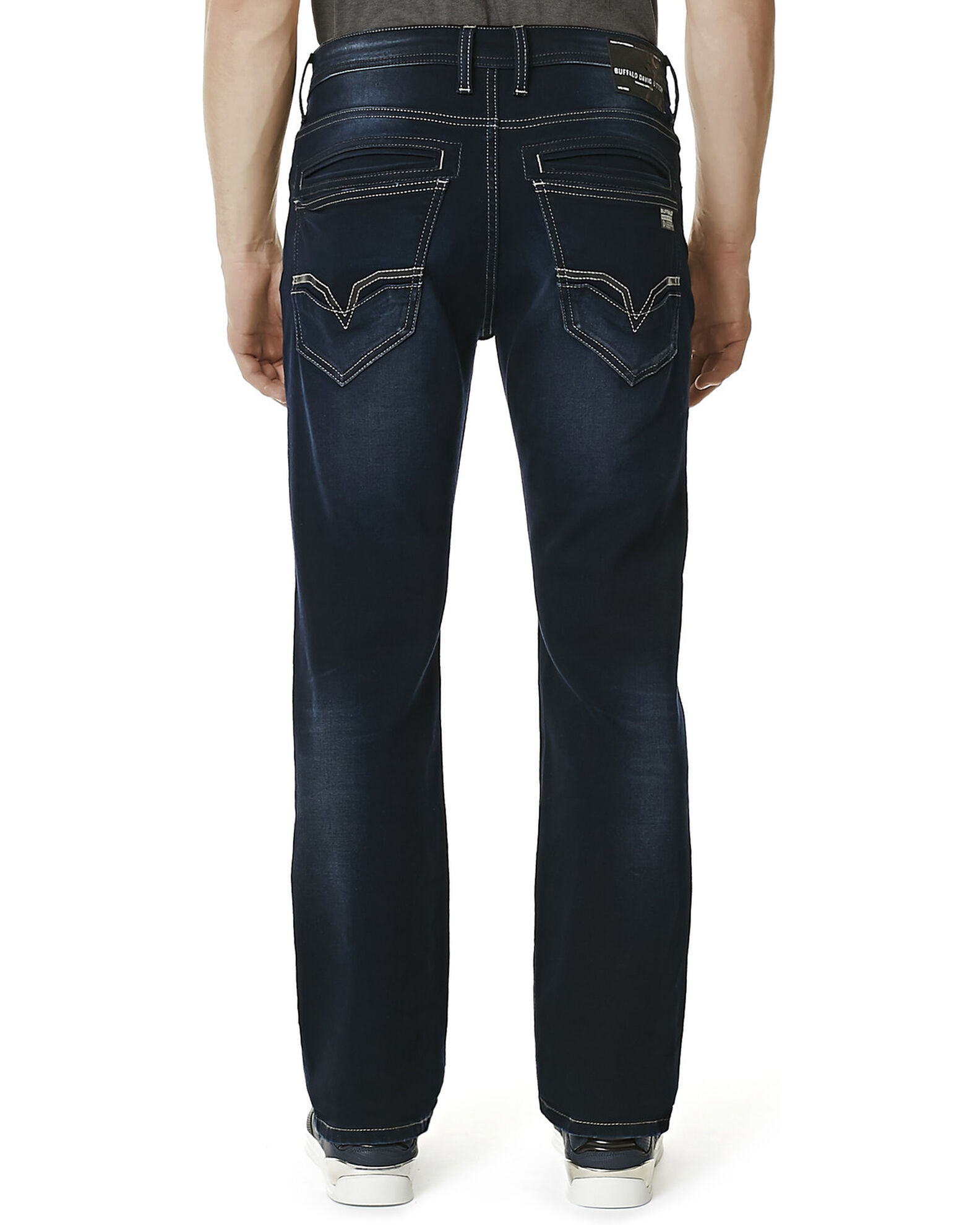 Image #1 - Buffalo Men's Game-X Slim Fit Bootcut Jeans, Denim, hi-res
