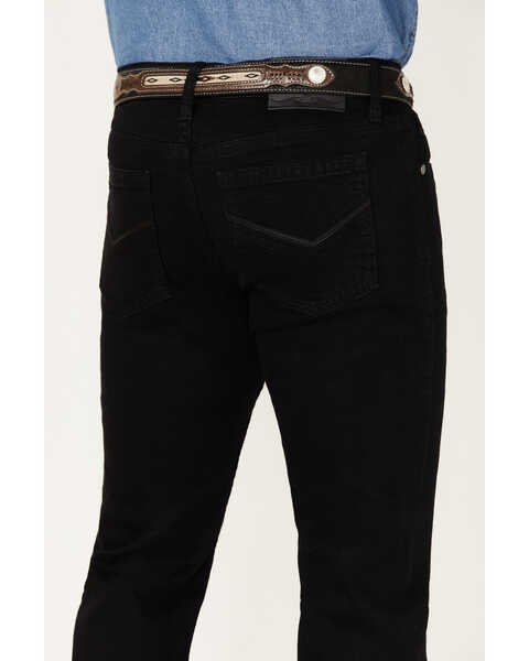 Image #4 - Cody James Men's Midnight Black Wash Slim Straight Stretch Denim Jeans , Black, hi-res