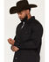 Image #2 - Moonshine Spirit&reg; Men's Thunder Solid Snap Shirt Jacket, Black, hi-res