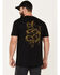 Howitzer Men's Skeleton Tread Short Sleeve Graphic T-Shirt, Black, hi-res