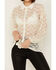 Image #3 - Sadie & Sage Women's Long Sleeve Button-Down Knit Top, Ivory, hi-res