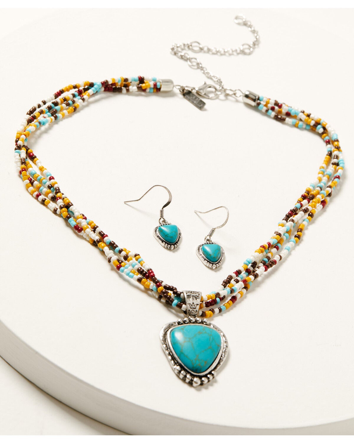 Shyanne Women's Frontier Antique Silver Jewelry Set - 2 Piece, Silver, hi-res