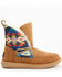 Image #2 - Pendleton Women's Tie-Back Casual Western Boots - Round Toe, Chestnut, hi-res