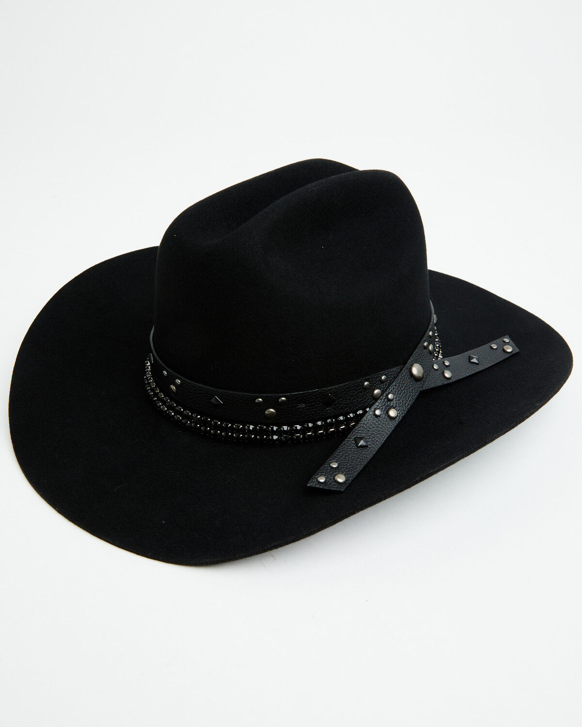 Image #1 - Idyllwind Women's Sayler Felt Cowboy Hat, Black, hi-res