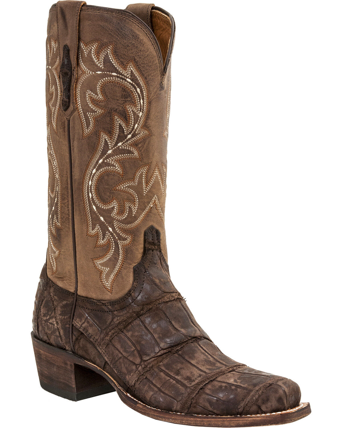 crocodile skin cowboy boots