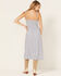 Beyond The Radar Women's Floral Print Sleeveless Midi Dress, Blue, hi-res