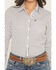 Image #3 - Ariat Women's Team Striped Long Sleeve Button-Down Stretch Western Shirt, Black/white, hi-res