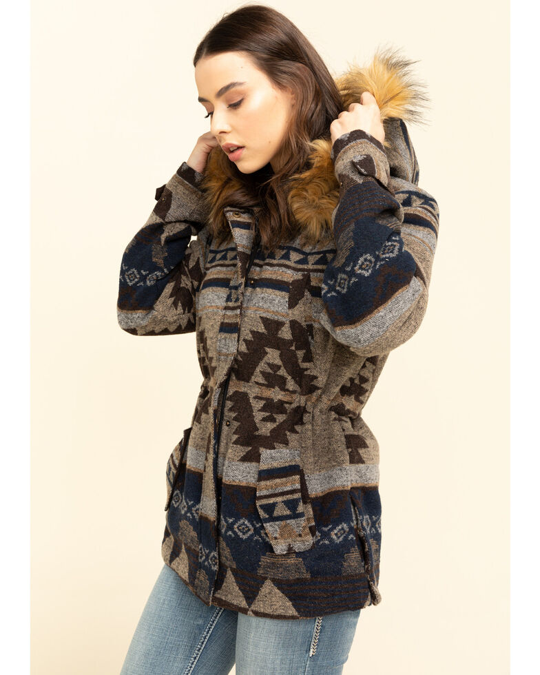 Outback Trading Co Women S Tan Aztec Myra Jacket Boot Barn