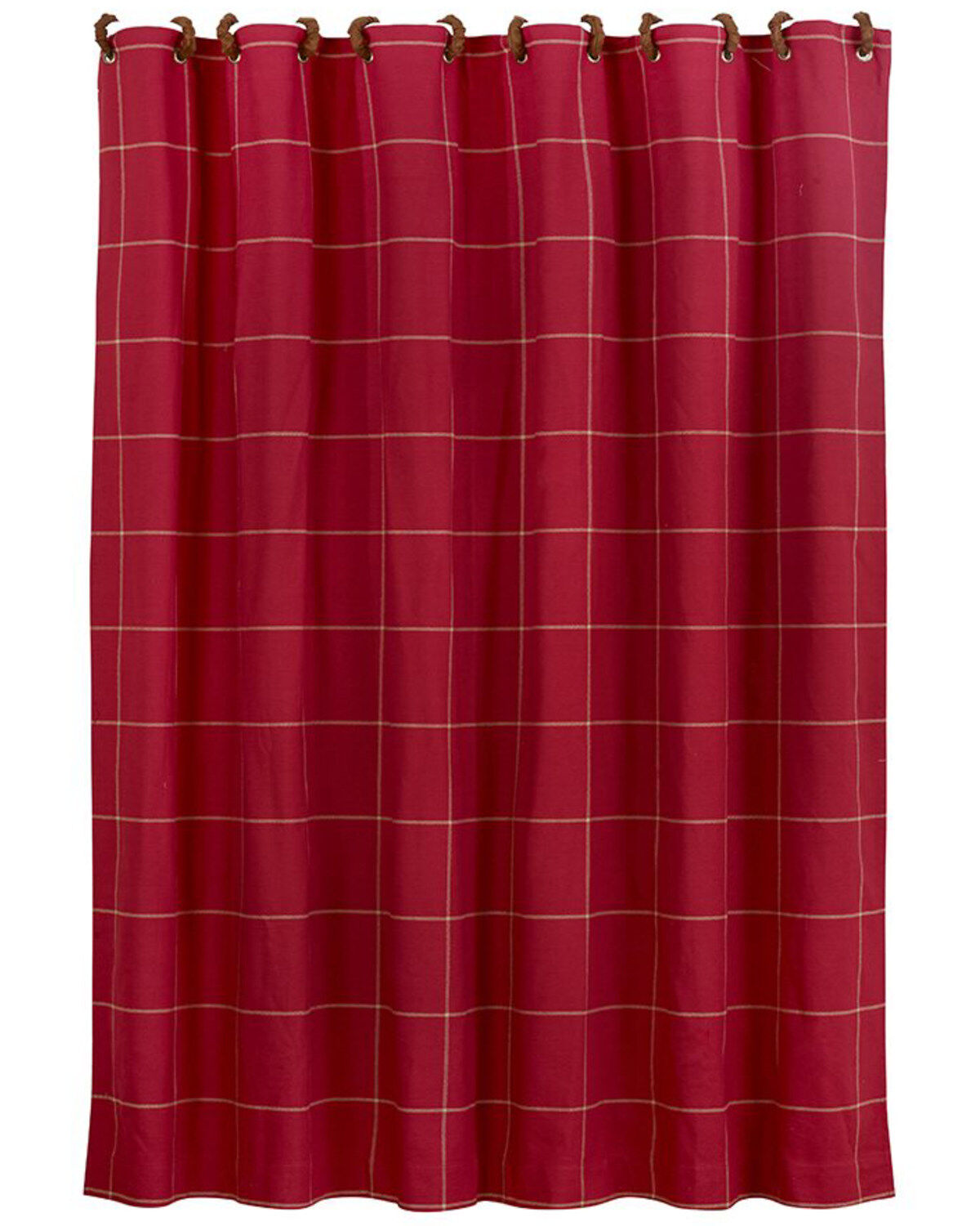 Image #1 - HiEnd Accents Windowpane Shower Curtain, Multi, hi-res