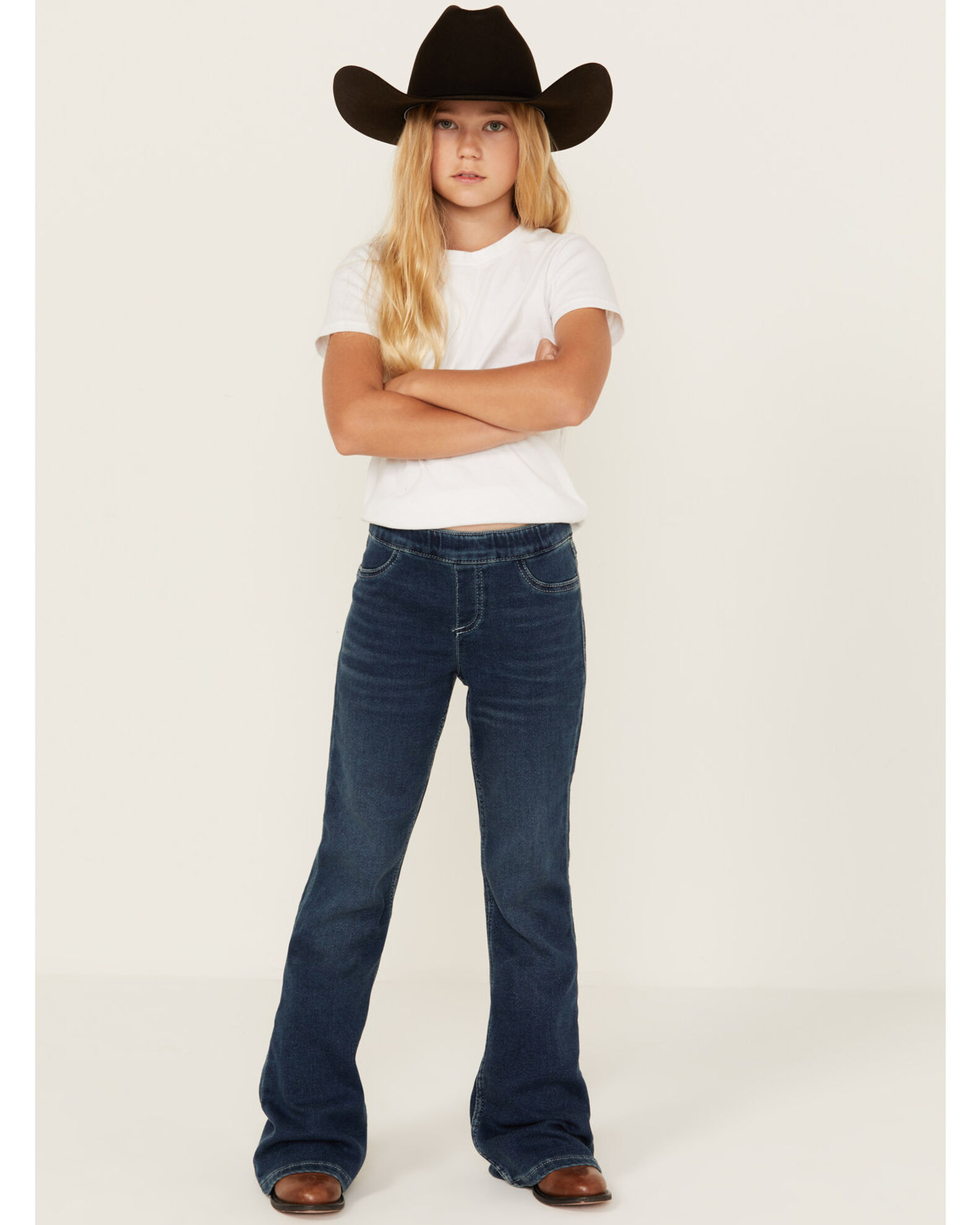 Wrangler yoke cheap flare jean