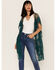 Shyanne Women's Medallion Lace Shawl, Deep Teal, hi-res