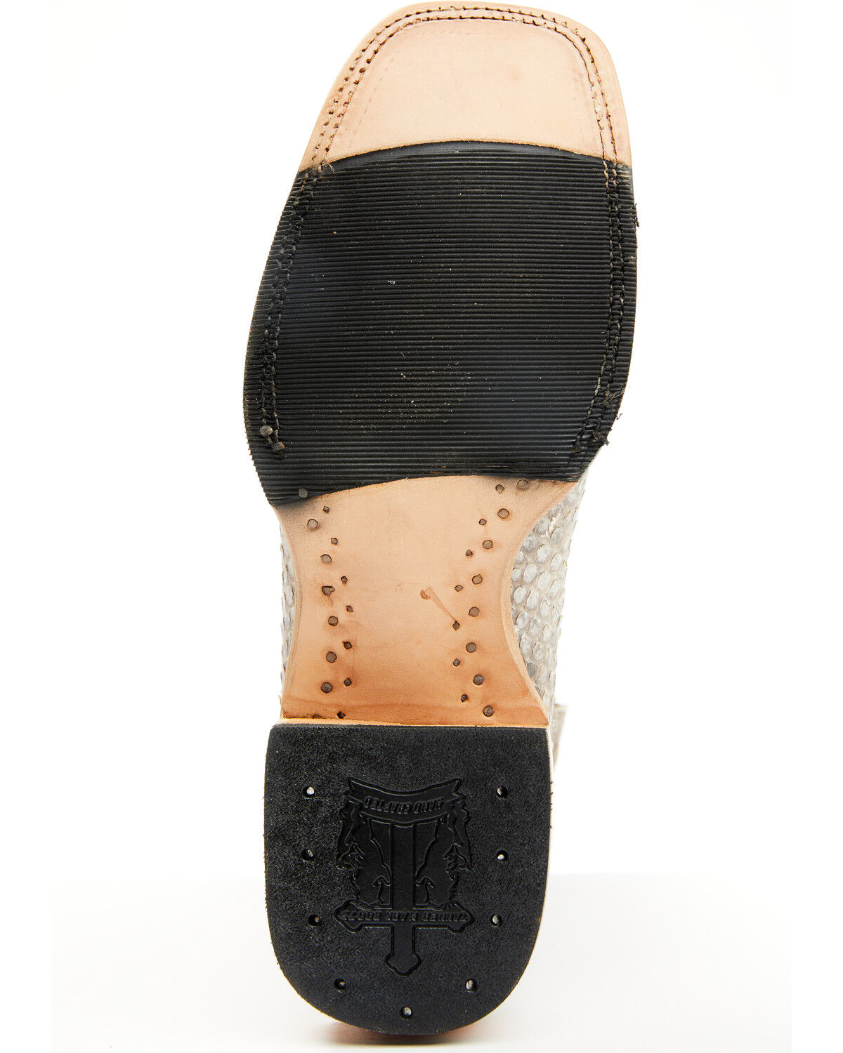 Image #7 - Tanner Mark Men's Exotic Python Western Boots - Broad Square Toe, Multi, hi-res