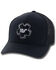 Hooey Men's Rocker Steiner Embroidered Logo Mesh-Back Flex-Fit Ball Cap , Black, hi-res