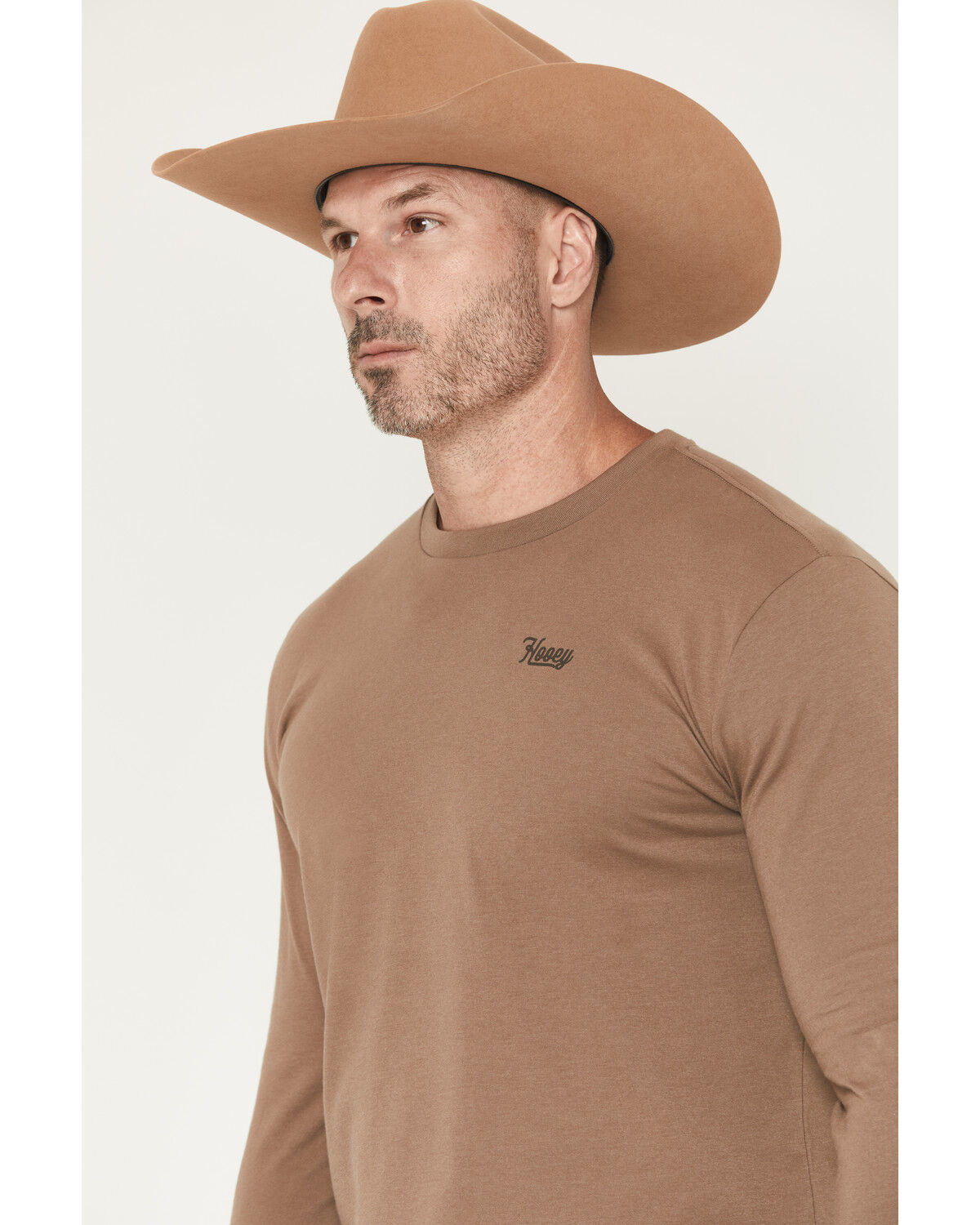 Image #3 - Hooey Men's Knockout Long Sleeve Graphic T-Shirt, Brown, hi-res
