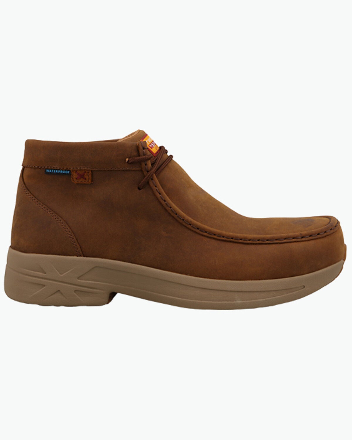 Image #2 - Twisted X Men's UltraLite X&trade; Moc Work Shoes - Nano Composite Toe, Brown, hi-res