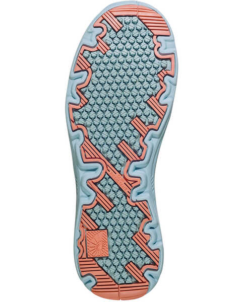 Image #2 - Nautilus Women's Teal, Orange & Grey Wedge Sole Work Shoes - Composite Toe , , hi-res