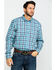 Image #1 - Cody James Core Men's Newberry Plaid Long Sleeve Western Shirt , , hi-res