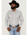 Rough Stock By Panhandle Men's Digi Bandana Print Long Sleeve Snap Western Shirt , White, hi-res