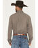 Image #4 - George Strait by Wrangler Men's Geo Print Long Sleeve Button-Down Stretch Western Shirt, Brown, hi-res