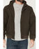 Image #3 - Thorogood Men's Legacy Stone Washed Hooded Bomber Jacket, Black, hi-res