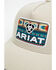 Image #2 - Ariat Men's Southwestern Logo Ball Cap, White, hi-res