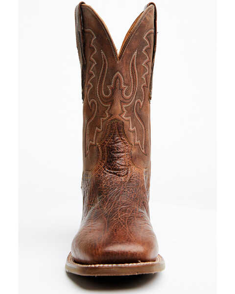 El Dorado Men's Rust Bison Western Boots - Broad Square Toe, Rust Copper, hi-res