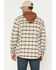 Image #4 - Hawx Men's Bronson Plaid Print Insulated Hooded Flannel Shirt Jacket, Tan, hi-res