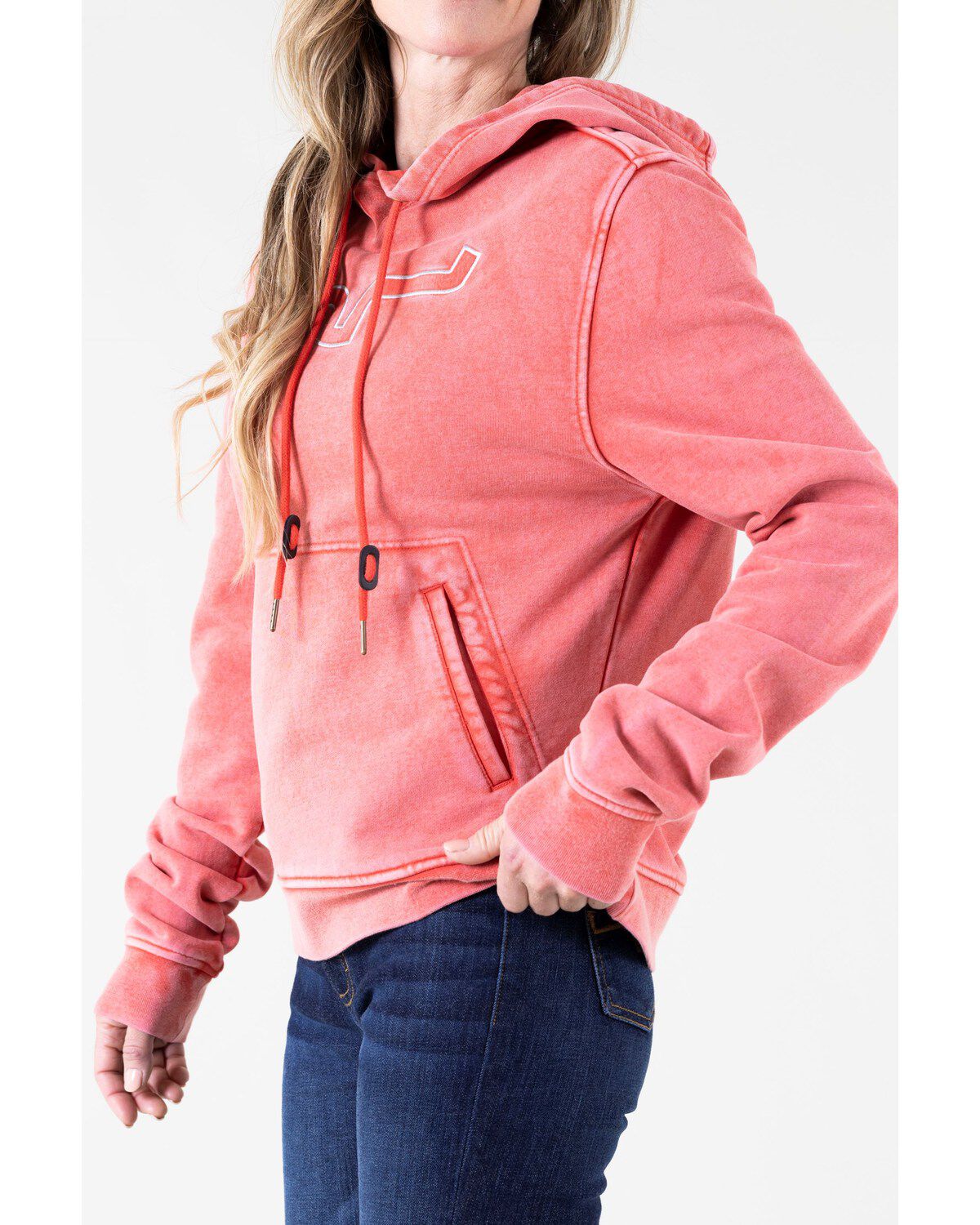 Image #2 - Kimes Ranch Women's Logo Hoodie, Red, hi-res