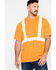 Image #1 - Hawx Men's Reflective Short Sleeve Work T-Shirt, Orange, hi-res