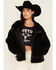 Image #2 - Revel Women's Sherpa Trim Moto Jacket, Black, hi-res