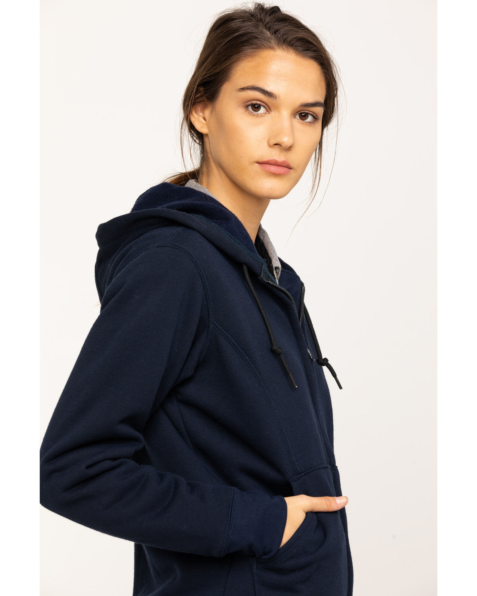 Carhartt Women s FR Rain Defender Hooded Heavyweight Zip Sweatshirt Boot Barn