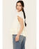 Image #2 - Miss Me Women's Sleeveless Ruffle Hem Top, , hi-res