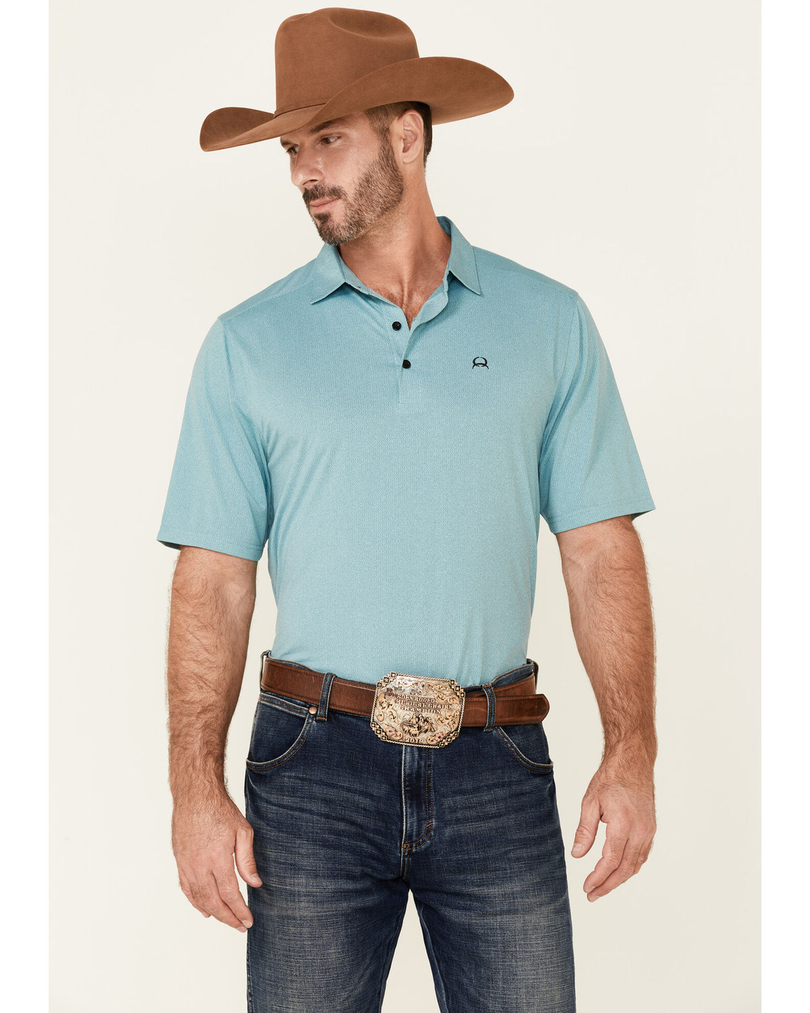 Mens cinch on sale polo shirts