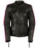 Image #1 - Milwaukee Leather Women's Concealed Carry Embroidered Phoenix Leather Jacket - 5X, , hi-res