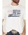 Image #3 - Kimes Ranch Men's Faded Glory Patriotic Short Sleeve Graphic T-Shirt, White, hi-res
