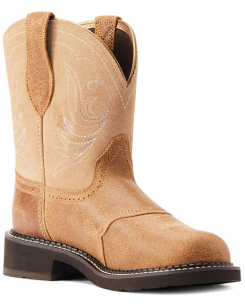 Ariat Women's Fatbaby Heritage Dapper Western Boots - Round Toe , Brown, hi-res