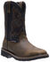 Image #1 - Wolverine Men's Rancher Waterproof Western Work Boots - Soft Toe, Black, hi-res