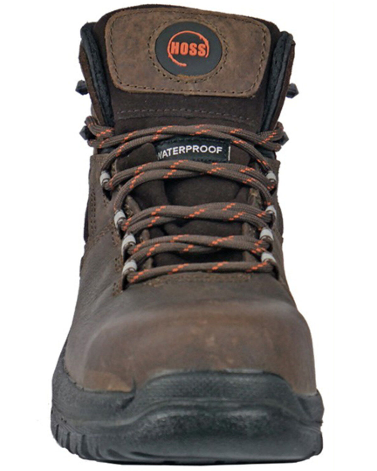 Image #4 - Hoss Men's Lorne 6" Lace-Up Work Boots - Composite Toe, Brown, hi-res