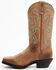 Image #4 - Shyanne Women's Xero Gravity Embroidered Performance Western Boots - Square Toe, Brown, hi-res