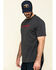 Image #3 - Hawx Men's Gray Back Logo Graphic Work T-Shirt , , hi-res