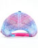 Image #3 - RopeSmart Little Girls' Denim Southwestern Print Mesh-Back Ball Cap, Blue, hi-res