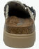 Image #4 - Very G Women's Cali Leopard Print Platform Clog Shoes, Taupe, hi-res