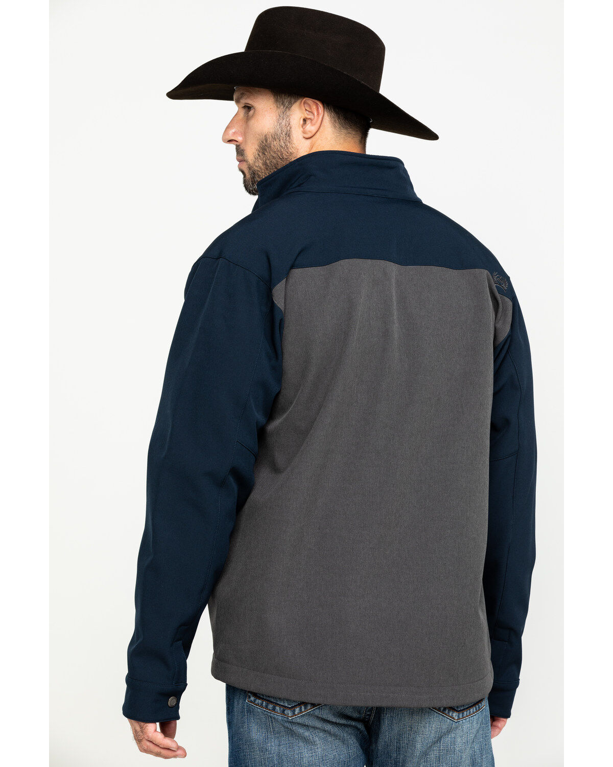 Image #2 - Cinch Men's Multi Color Blocked Softshell Bonded Jacket , , hi-res